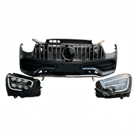 Pare-chocs avant en plastique de haute qualité pour Mercedes-Benz GLC W253 GLC300, avec fixation à vis pour radiateur et feux de route.