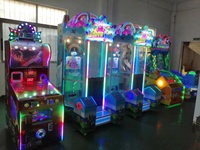 Machine d'arcade à monnayeur pour enfants, jeu de capture de balles, Château Arc-en-ciel, pour centres de divertissement (FEC)
