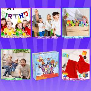 Juego de Juguetes Antiestrés de Ganchillo al por Mayor, Más de 1000 Piezas, Cubo Mágico, Espuma PU, Plástico, Silicona, Logotipo Personalizado, Juguetes Novedosos - Product Image 5