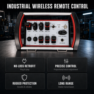 Control Remoto Inalámbrico Certificado ATEX, Sistema de Radiocontrol a Prueba de Explosiones con Joystick Doble para Minería y Excavación - Product Image 4