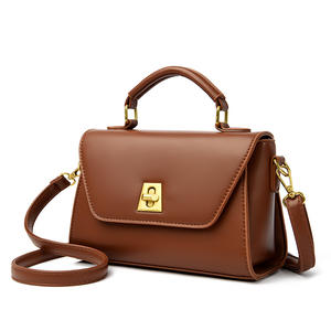 Hot Sale Women's Square Shoulder Bag <b>Small</b> <b>Bucket</b> Handbag PU Leather Zip Closure Single Strap Fashion Travel Cosmetic Organizer - Product Image 3