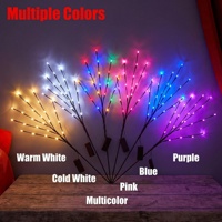 Guirlande lumineuse à 20 LED en forme de branche de saule, alimentée par piles, blanc chaud, pour la maison, les fêtes, Noël, les mariages, la décoration intérieure, la chambre, la table, le vase