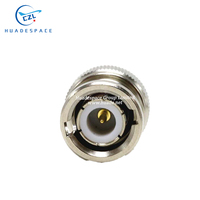 Connecteur coaxial RF Huadespace BNC-C-J-1.5 50-1.5/RG316/RG174 mâle à sertir, câble 50 DC-4GHz nickelé 1500V, vente chaude