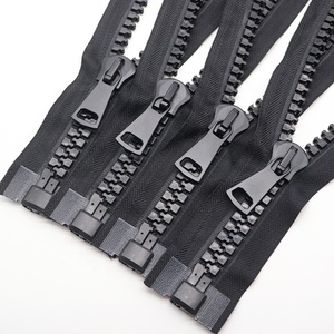 KY Hot sale Plastic zipper Heavy Duty Oversize Giant vislon zipper 5# 8# 10# 15# 20# derlin molded Zip separate open end
