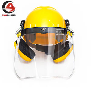 Casco di Sicurezza per Edilizia Protezione Anti-Perforazione Visiera Visibile Paraorecchie in Fibra ABS Certificato EN397 Guangmin YY-110 - Product Image 5