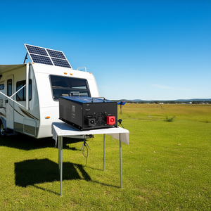 Inversor de Corriente y Cargador de 6000 Vatios, DC 24V AC 120V, Control Remoto, Pantalla LCD, para Hogar, RV, Barco, Energía Solar - Product Image 2