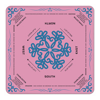 Grand tapis de mahjong en caoutchouc naturel de 2-3 mm, absorbant les chocs, résistant aux rayures, tapis de jeu de cartes universel pour mahjong