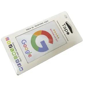 Social Media Paper Packaging Carte Nfc Avis Google High Quality 2023