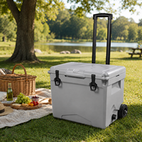 Glacière portable isotherme 42QT avec roues pour le camping – Offre spéciale