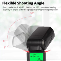 Flash Ambitful AF970, Speedlite Universal para Cámaras Fujifilm, Olympus, Nikon, Canon 650D, 550D, 450D, 60D, 7D, 5D