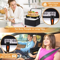 Réchauffeur électrique portatif de nourriture de boîte à lunch de vente chaude d'usine pour la maison voiture camion