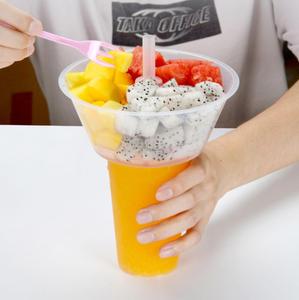 <span class=keywords><strong>Morning</strong></span> <span class=keywords><strong>Glory</strong></span> ร้อนทิ้งถ้วยพลาสติกหนาสเต็กถ้วยไก่ทอดนมชาถ้วยขนมขบเคี้ยวผู้ถือ - Product Image 2