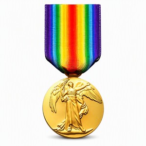 Medaglia e Trofeo Personalizzati a Prezzo di Fabbrica, Stile Antico Placcato Oro, con Nastro, Raffiguranti Croci e Premi della Prima e Seconda Guerra Mondiale (Britanniche e Tedesche) 2D/3D - Product Image 2