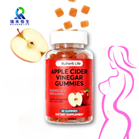 Gummies au vinaigre de cidre de pomme naturel pour adultes – Soutien digestif quotidien, métabolisme sain, gestion du poids, santé bucco-dentaire