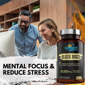 Erkekler ve kadınlar için OEM/ODM siyah Maca kök ekstresi enerji 60count Maca kapsüller - Product Image 6