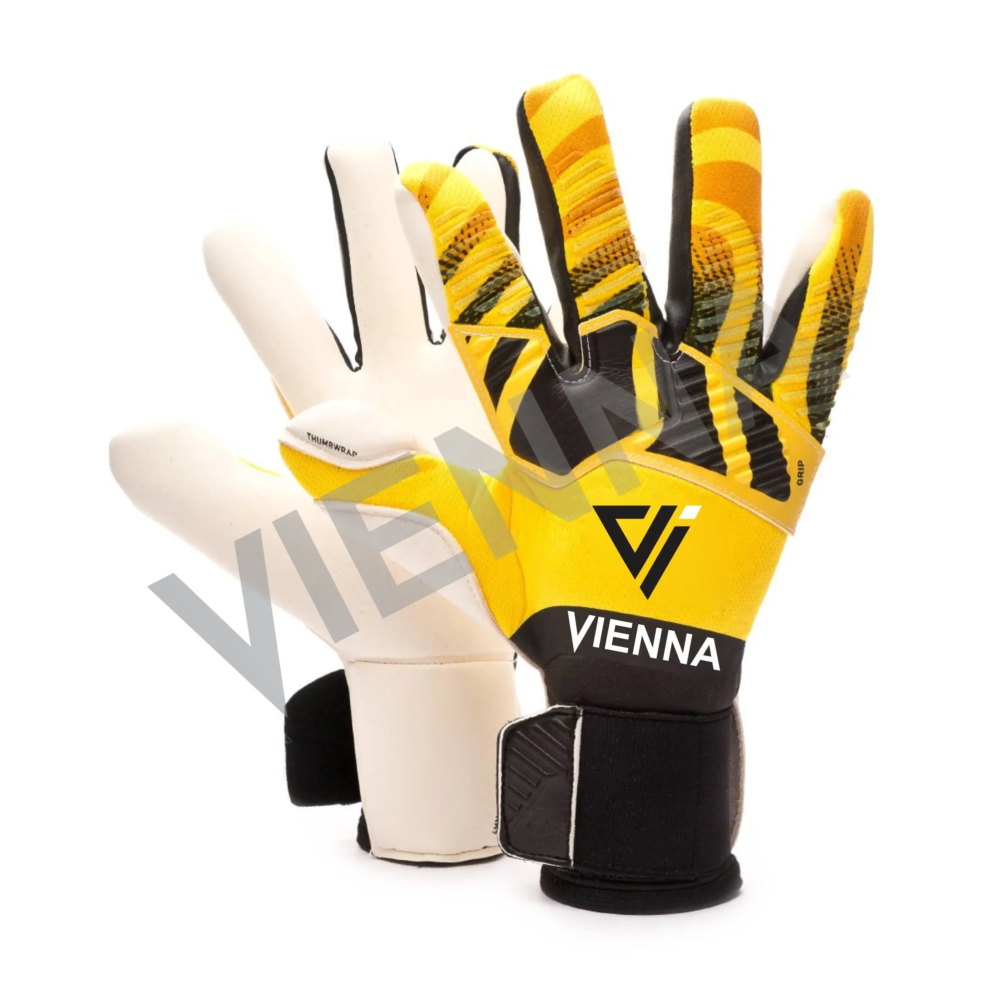 goalkeeper gloves- German Latex Finger Protective Goalkeeper Gloves-Finger saves goalkeeper gloves