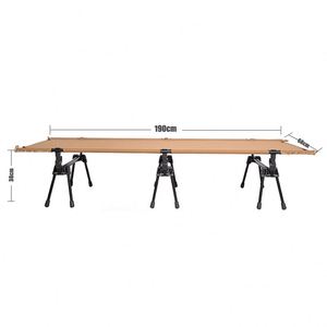 Cama Plegable de Aluminio Reforzado con Capacidad de Carga Máxima de 250 kg, Extensible, Ajustable, Portátil, para Uso en Exteriores, Dormitorios, Hoteles, Moderna - Product Image 3