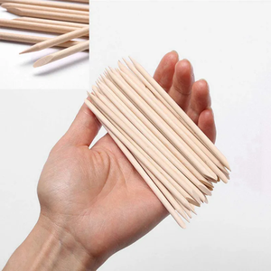 X bâtonnets à ongles en bois Orange, vente en gros, 100 pièces, multifonctionnel, poussoir à cuticules, manucure, pédicure, outil d'<span class=keywords><strong>art</strong></span> des ongles - Product Image 5
