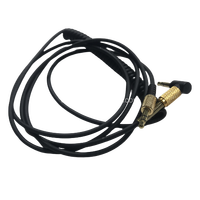 Câble audio de remplacement pour casque Marshall Major 1 2 3 II Bluetooth supra-auriculaire, câble plaqué argent, cordon auxiliaire avec micro