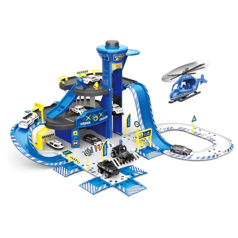 Ept Speelgoed Grappig Pretend Station Speelgoed Spel Parkeerplaats Diecast Speelgoed Voertuig Auto Play Set