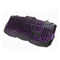 Ensemble clavier et souris de jeu mécanique, filaire, avec souris, pour ordinateur