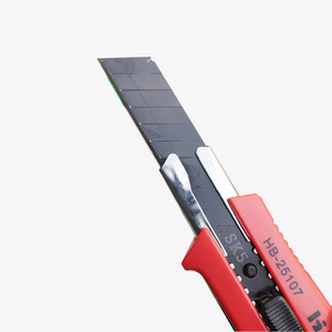Heavy Duty Utility Knife Cutter Aluminum Auto Retractable Safety Blade <b>Box</b> With Snap off <b>Lock</b> - Product Image 4