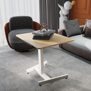 Nuevo diseño eléctrico de Altura ajustable de una sola pierna <span class=keywords><strong>escritorio</strong></span> de un motor mesa de centro móvil <span class=keywords><strong>con</strong></span> <span class=keywords><strong>ruedas</strong></span> - Product Image 5