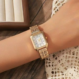 New Romantic Fashion Arabic Bead Mixed Scale Bamboo Link Alloy Band Ladies Quartz <b>Watch</b> + Earrings <b>Set</b> - Product Image 2