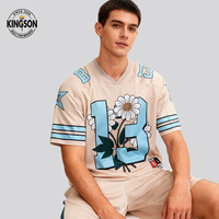 Maillot de rugby personnalisé avec impression par sublimation intégrale, manches courtes, séchage rapide, respirant, résistant aux déchirures, en polyester