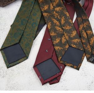 Vintage <b>Tie</b> Men's Formal Dress Business Casual British Style 8CM Wide Hand Neck <b>Tie</b> for Matching Professional Suit Shirt - Product Image 5