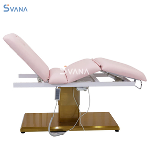 เฟอร์นิเจอร์ร้านเสริมสวยหรูหราทันสมัยไฟฟ้า 3 มอเตอร์เตียงเสริมความงามบนใบหน้าเตียงนวด - Product Image 5