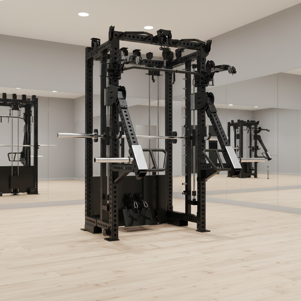 Factory Supplier Gym Machine Multi Home Personal Training Smith Machine Tornado Arm Power Rack Bodybuilding Smith