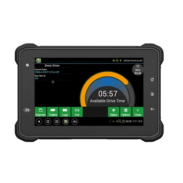 7 Inch ELD Device Android 12 Rugged Vehicle Tablet Taxi Dispatching Management Supported sunlight Readable Tablet