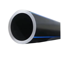 Tubería de Suministro de Agua de Alta Presión de HDPE Duradera, Tubería Flexible de 3-4 Pulgadas para Aplicaciones Municipales, Industriales y Agrícolas