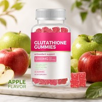 Gummies au glutathion multi-saveurs 1000mg Fraise Pomme Ananas Myrtille - Complément éclaircissant entièrement naturel pour femmes
