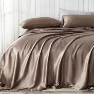 豪华定制床单100% 桑蚕丝床上用品套装