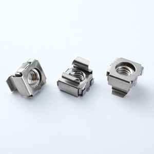 304 Stainless Steel <b>Snap</b>-On/Clip-On Floating Nut Silver Modern Simple Square Hole Machine Cabinet Screw <b>Cap</b> Durable Easy - Product Image 6