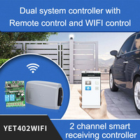 2 canaux DC9V-DC24V d'ouverture sans fil code 433mhz 315mhz récepteur pour télécommandes universelles
