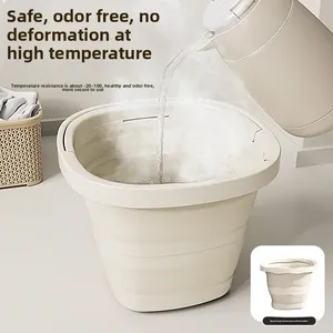 Cubo de Agua Plegable Versátil al por Mayor con Asa para Uso Doméstico y Exterior - Cubo de Pesca Plegable Portátil para Almacenamiento - Product Image 5