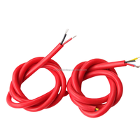 Cable de alimentación de 2/3/4 núcleos de cobre estañado Tamaños resistente a altas temperaturas de silicona suave especial 0,3/0,5/1/1.5/2.5/4 cuadrado"