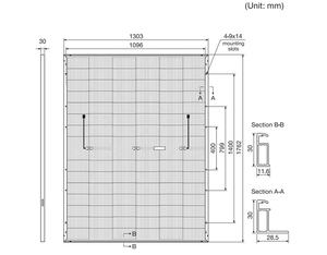 แผงโซลาร์เซลล์แบบสองหน้า N-Type TOPCon ประสิทธิภาพสูง <span class=keywords><strong>530</strong></span> วัตต์ โมโนคริสตัลไลน์แบบกระจกสองชั้น ขนาด 210 มม. แบบฮาล์ฟเซลล์ สำหรับระบบพลังงานเชิงพาณิชย์ - Product Image 4
