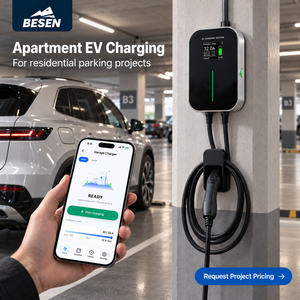 APP-Steuerung 220V-480V Elektrische Schnelllade-<span class=keywords><strong>Wallbox</strong></span> 7KW/ 11KW/ 22KW EV-Ladegerät Tesla-Schnittstelle Standard 32A Nennstrom Neu - Product Image 2