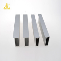 ZHONGLIAN — fabrication moderne de moulage par injection, en alliage carré, profil en aluminium pour armoire murale