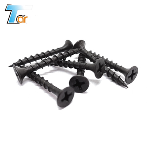 Tornillo para paneles de yeso fosfatado negro de rosca gruesa, fabricante y proveedor alemán, buena calidad, embalaje en caja, tornillo para paneles de yeso negro - Product Image 4