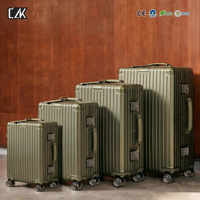 14/20/24/28/32 Zoll PC-Koffer Transparenter Geräuscharmer Rollkoffer mit TSA-Schloss OEM ODM Handgepäck Trolley-Koffer