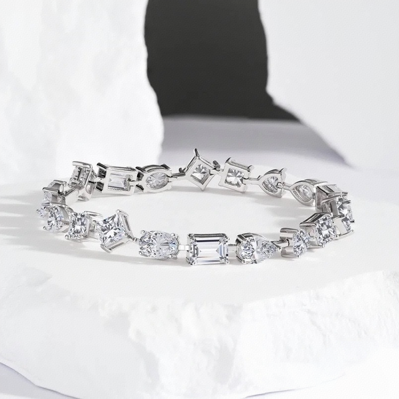 Lab Diamond Tennis Bracelet 10k 14k