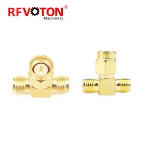 Nhà Máy Giá vàng mạ SMA nam cắm Macho để SMA nữ Jack hembra đôi <span class=keywords><strong>RF</strong></span> đồng trục Adaptor t Loại Bộ chuyển đổi kết nối - Product Image 3