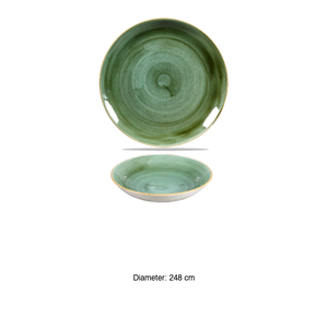 จานลึกสีเขียวแซมไฟร์ คูป 24.8 ซม. ชิร์ชเชล สโตนคาสท์ -12-Ssgsevb91 - Product Image 3