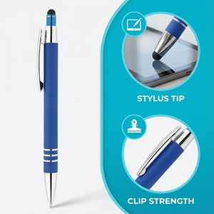 Stylet en métal Celena à finition mate personnalisée avec logo sur mesure, durable, pour iPad/tablette, cadeaux d'affaires - Product Image 6