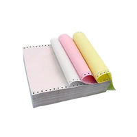 Impression Double face personnalisée A4 rouge, cartes de carbone bicolore, papier de copie sans carbone en rouleau, offre spéciale
